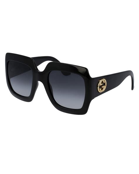 gucci 57mm retro square sunglasses|Gucci oversized square sunglasses.